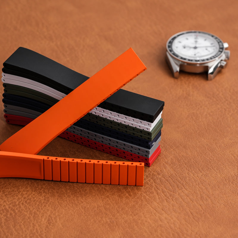 Cut-to-Size FKM Rubber Watch Strap