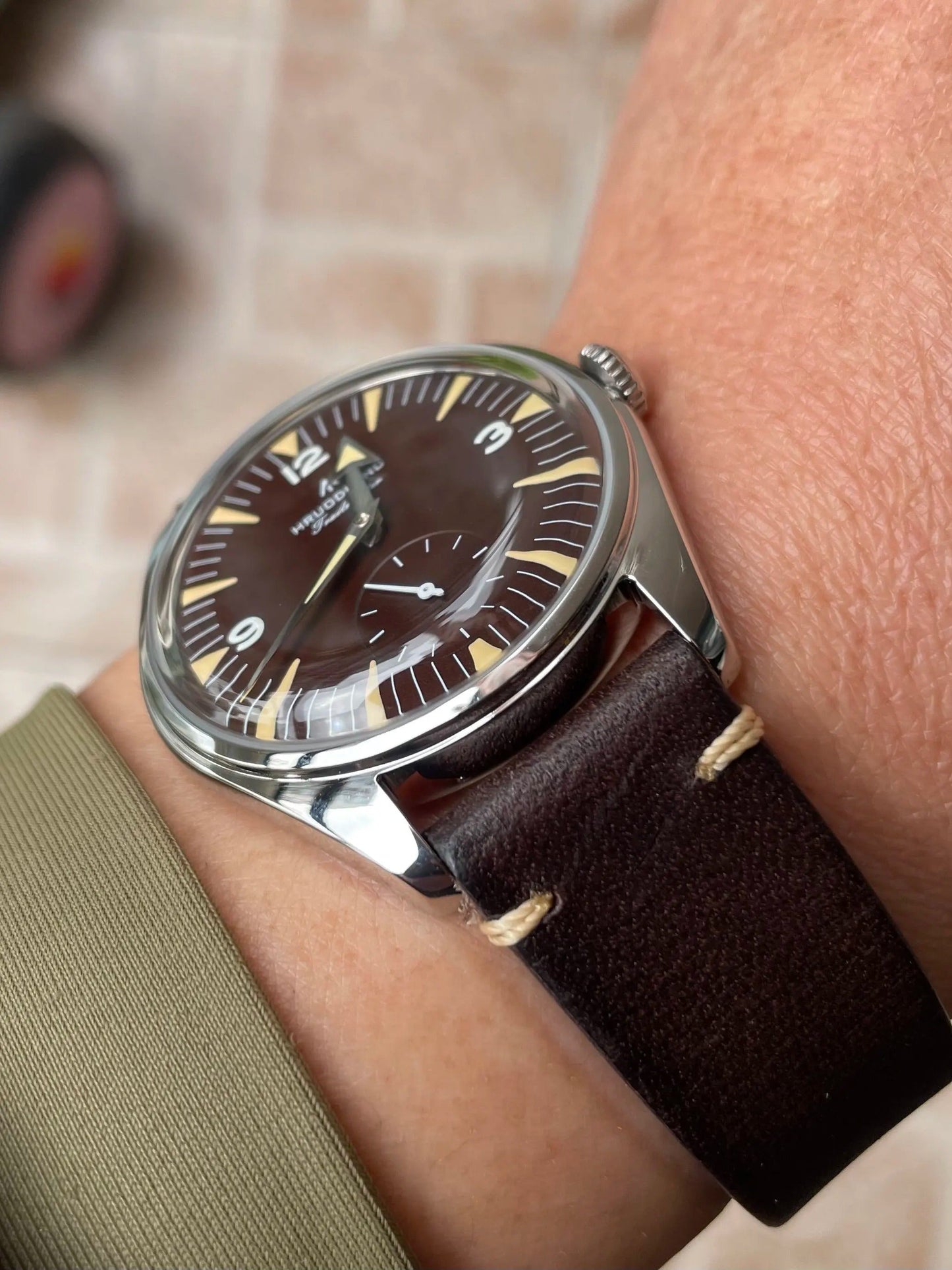 Hruodland 36mm Vintage VD78 Men Watch F033