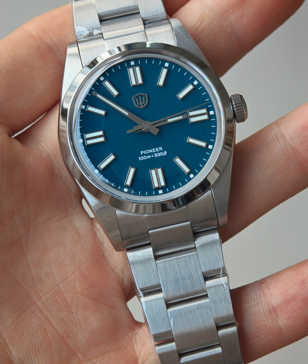 Watchdives WD1016B 37mm Pioneer VH31 Men Watch