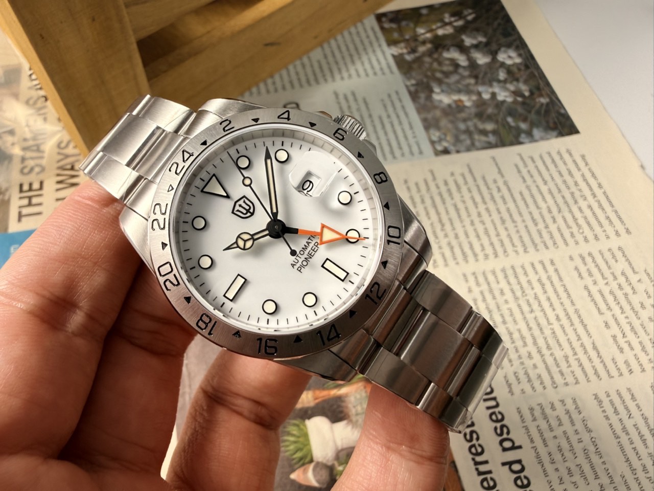 Watchdives WD16570B 38mm 6460 GMT Watch V2