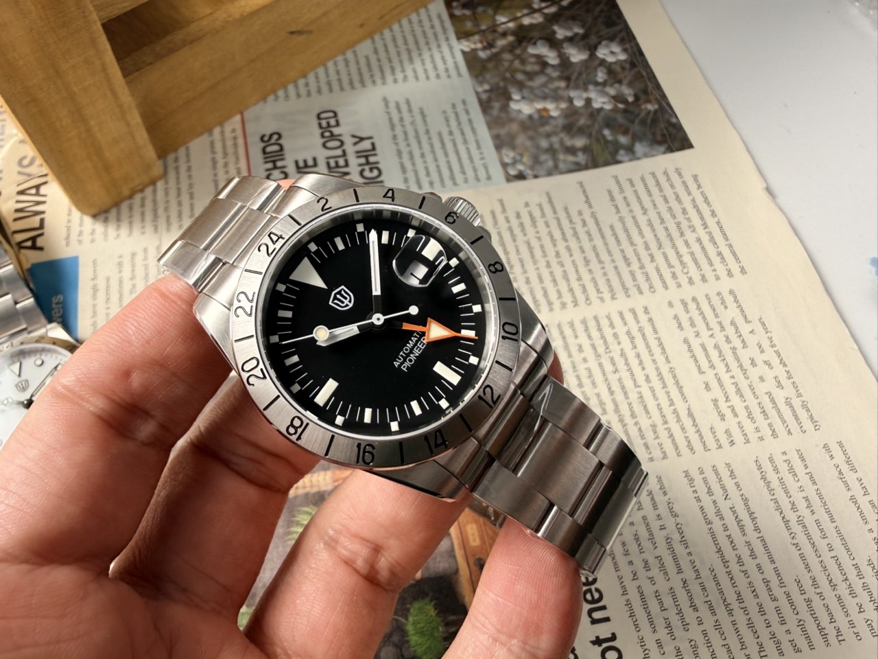 Watchdives WD16570B 38mm 6460 GMT Watch V2