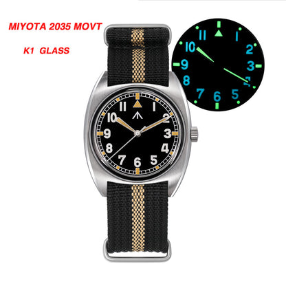 Militado Vintage 36mm Military Watch W10 Remake ML17