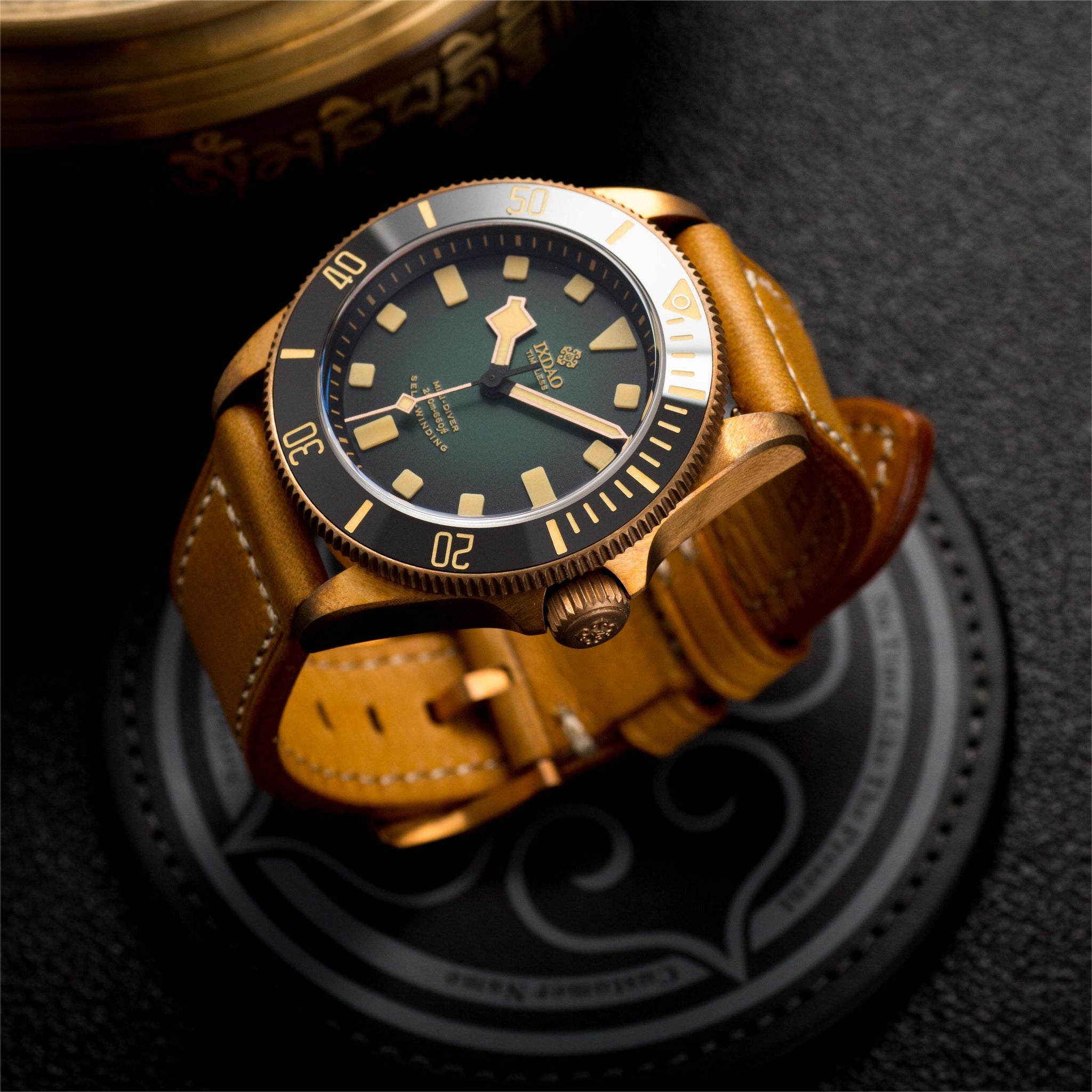 IXDAO Bronze 39mm Automatic Dive Watch