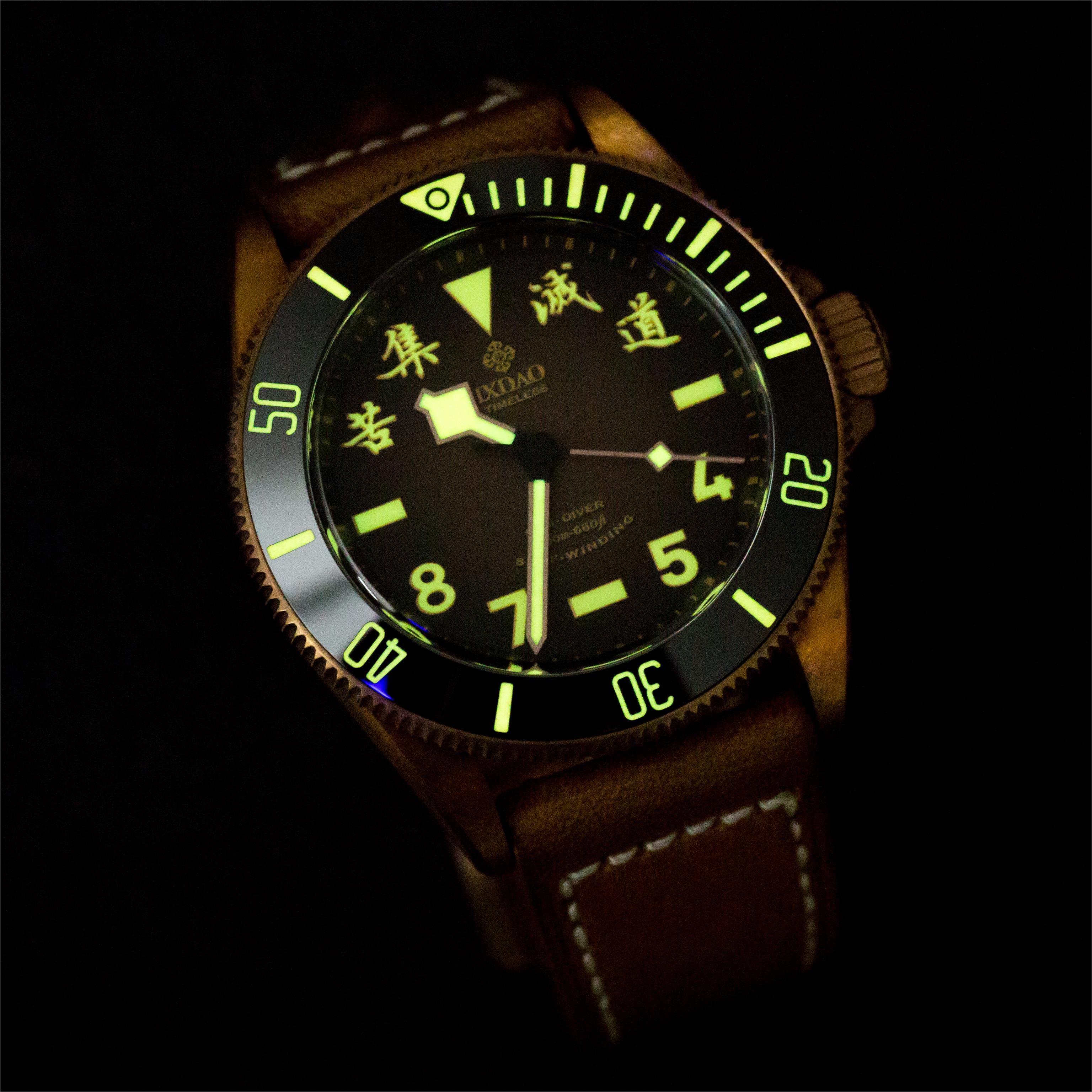 IXDAO Bronze 39mm Automatic Dive Watch