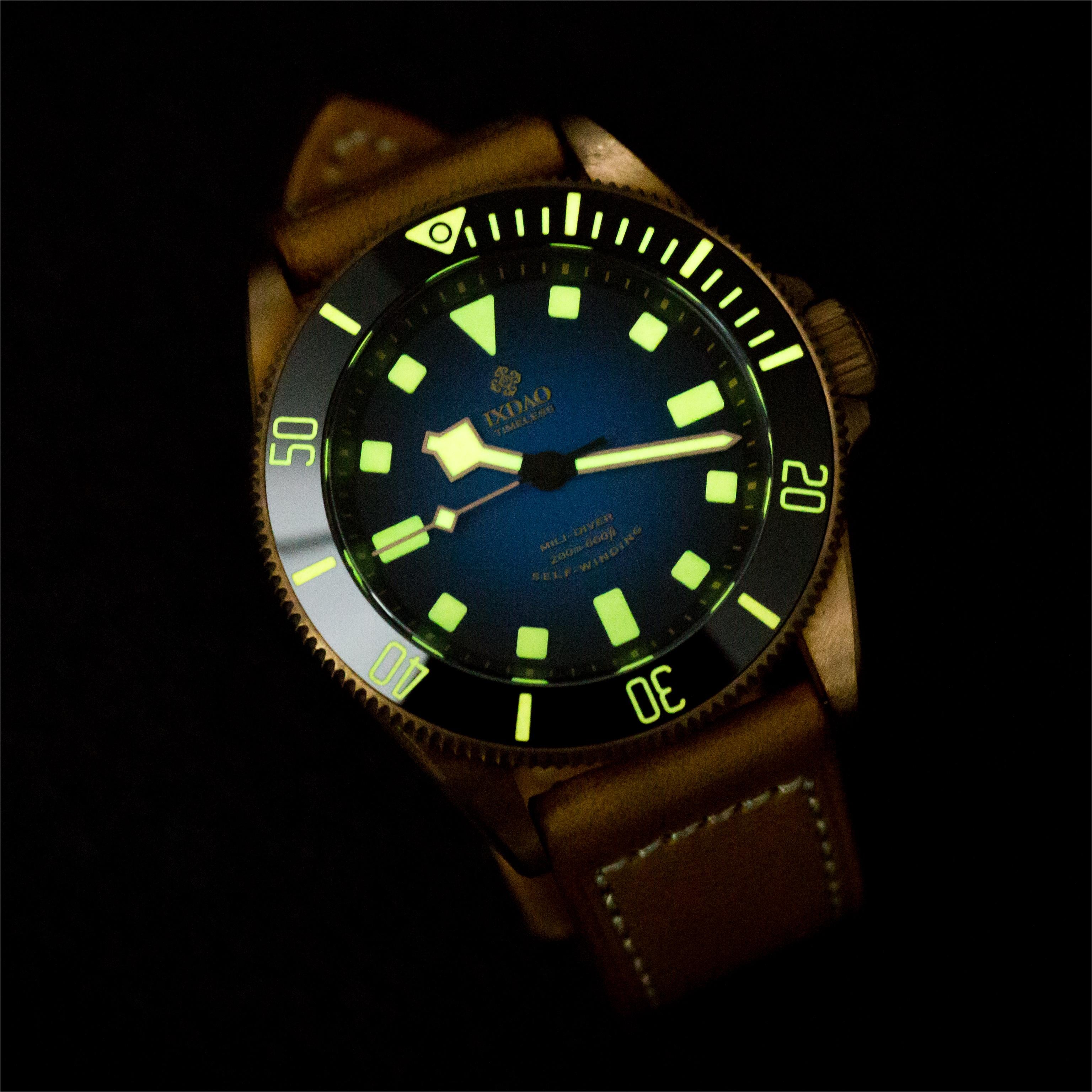 IXDAO Bronze 39mm Automatic Dive Watch