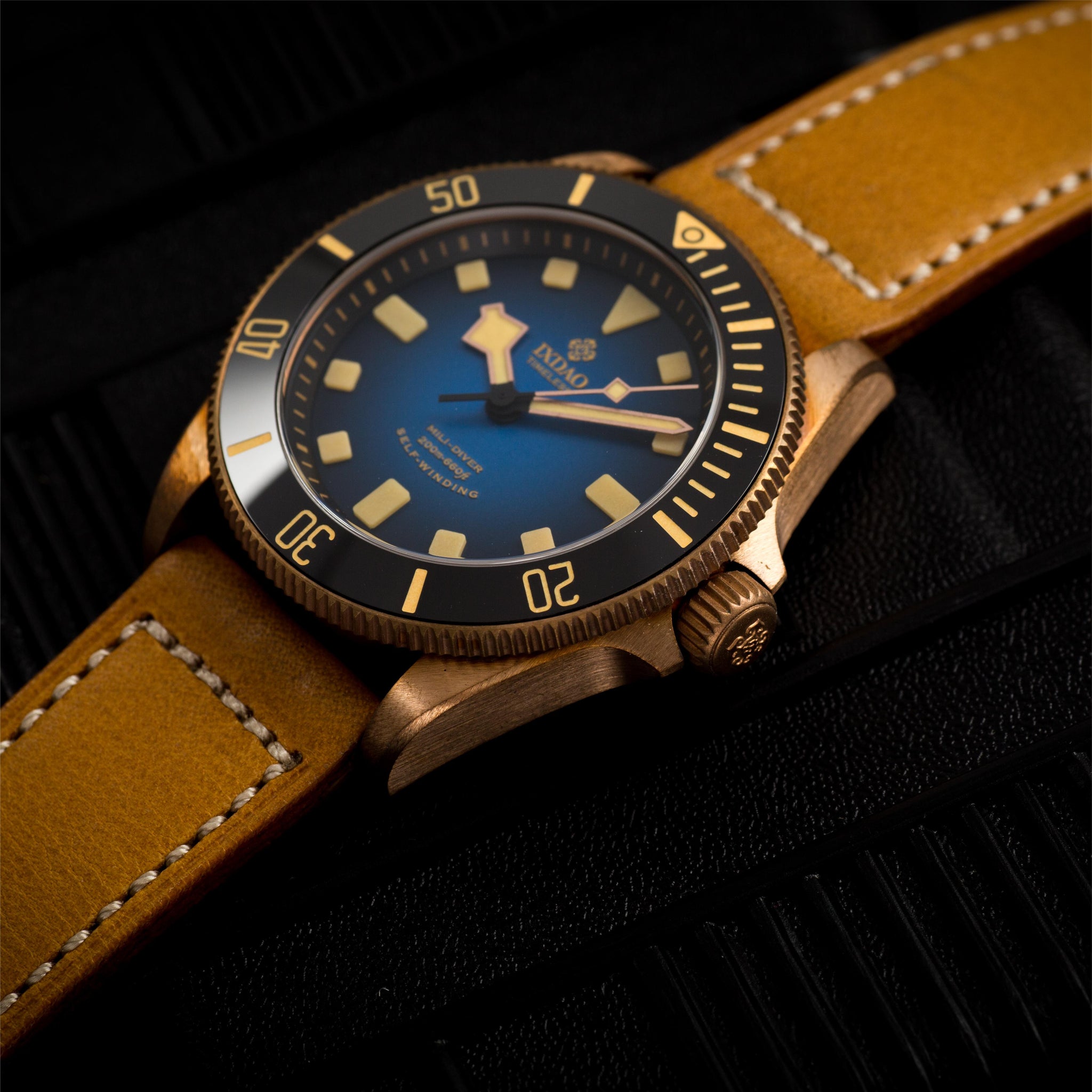 IXDAO Bronze 39mm Automatic Dive Watch