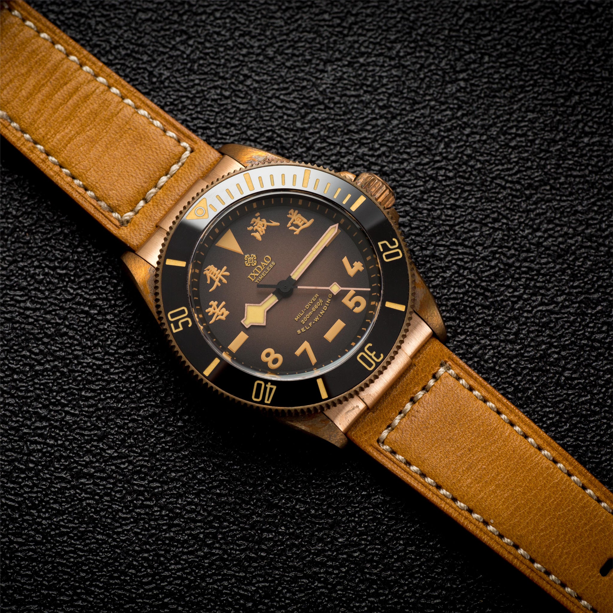 IXDAO Bronze 39mm Automatic Dive Watch