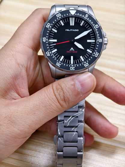 Militado 39mm Dive Watch Sapphire Crystal Military Watch ML16