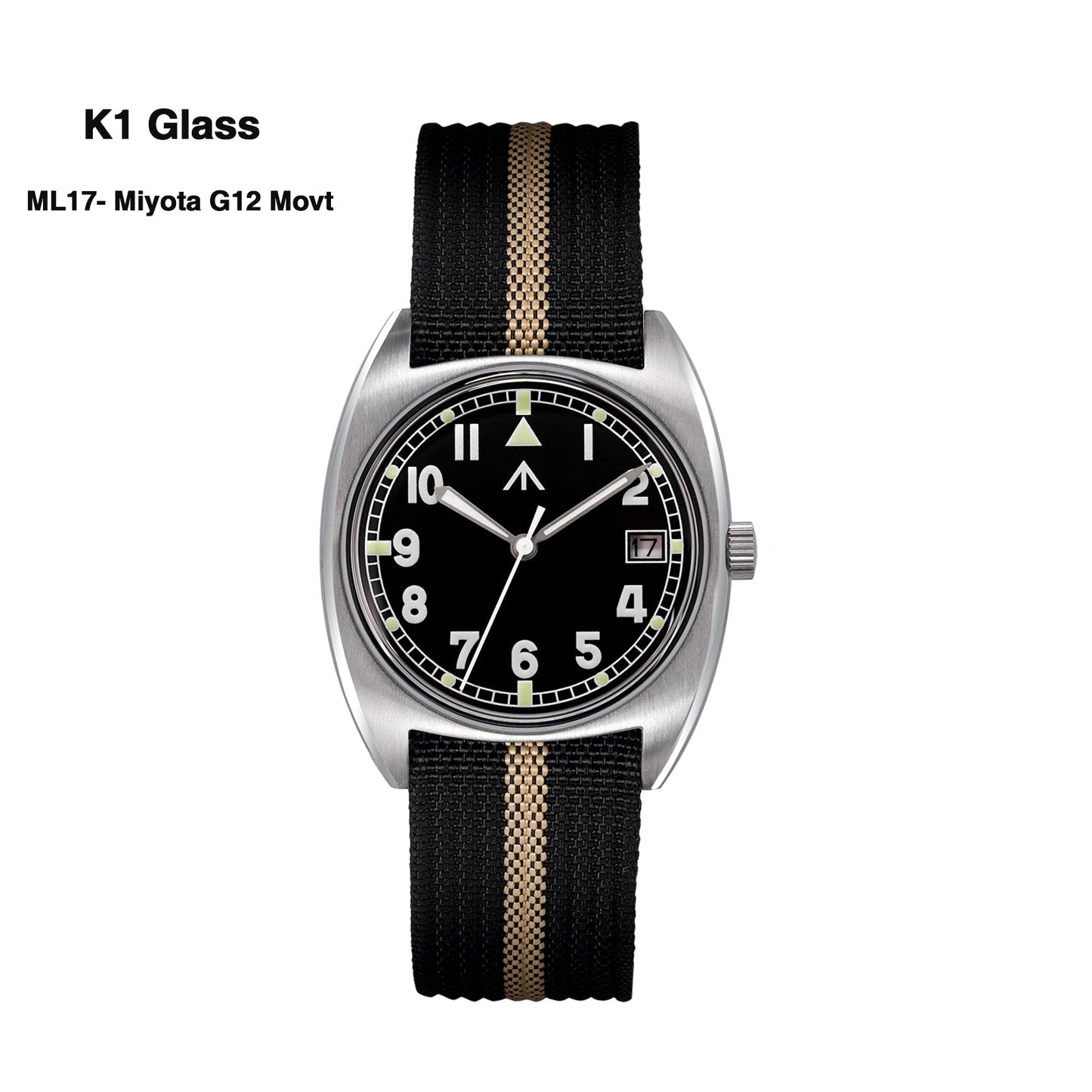 Militado Vintage 36mm Military Watch W10 Remake ML17