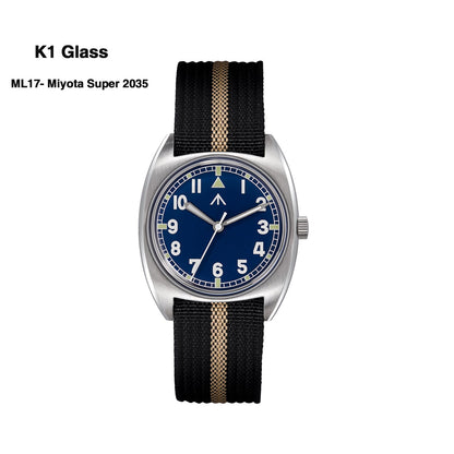 Militado Vintage 36mm Military Watch W10 Remake ML17