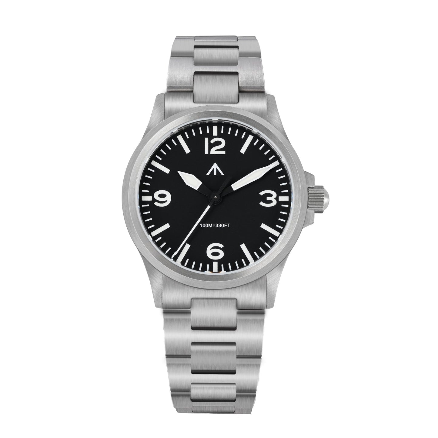 Militado 36mm Field Watch VH31 Sweeping Movt Men Watch ML18