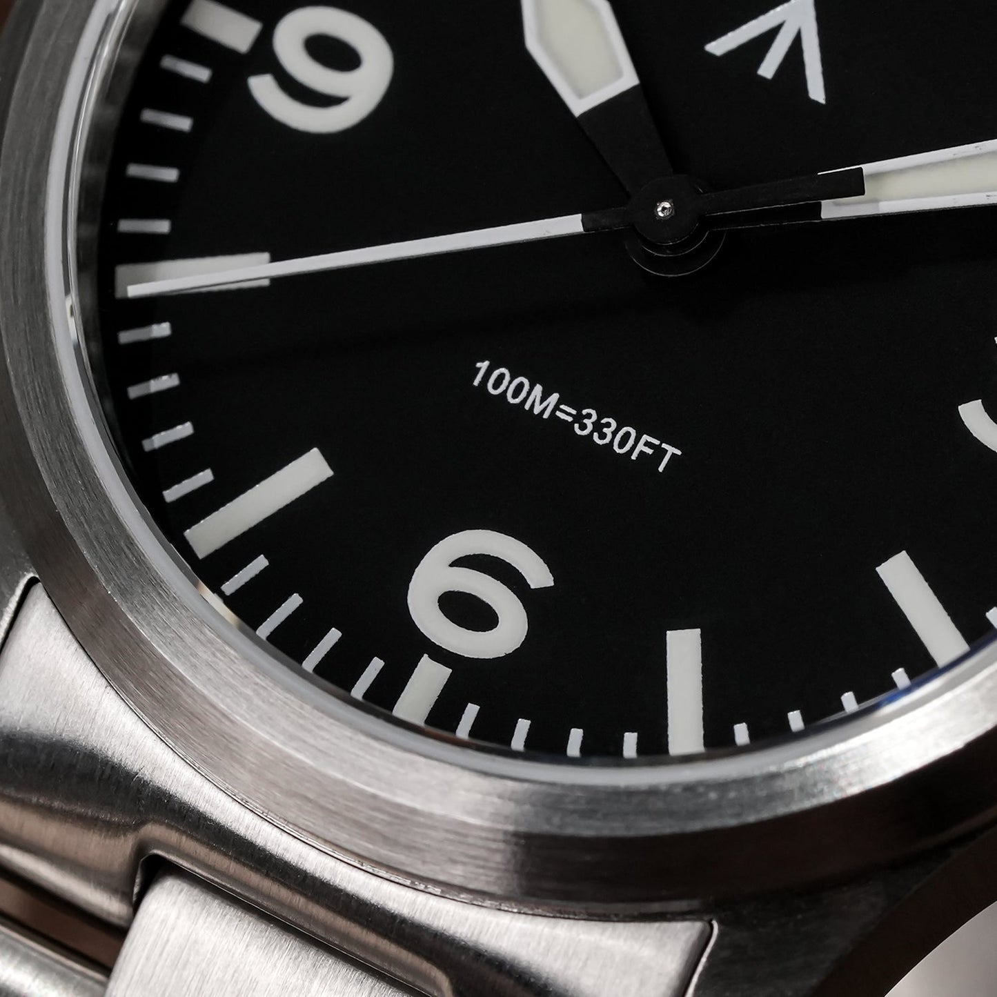 Militado 36mm Field Watch VH31 Sweeping Movt Men Watch ML18