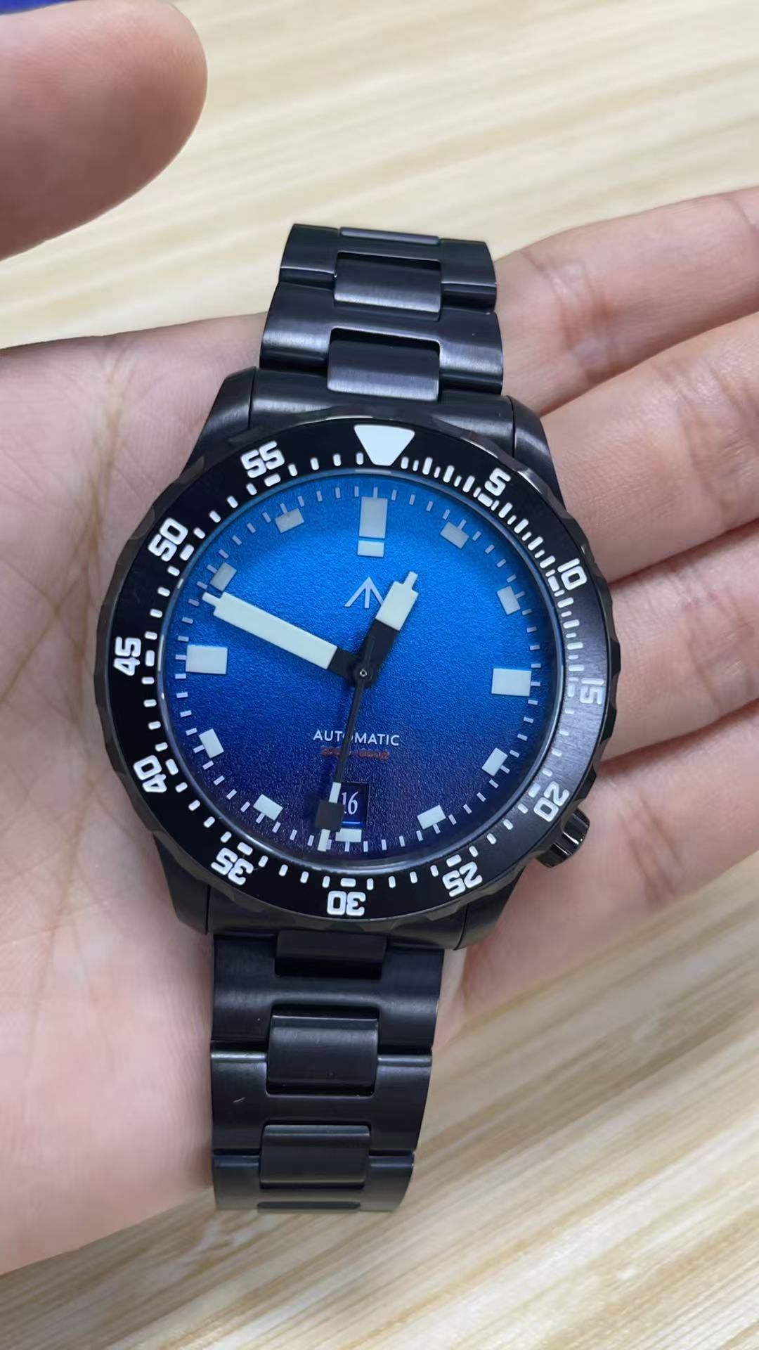 Militado 39mm Dive Watch PT5000 Automatic Mech Watch ML20