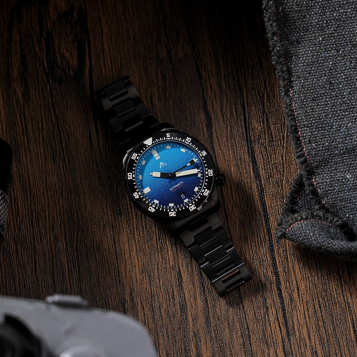 Militado 39mm Dive Watch PT5000 Automatic Mech Watch ML20