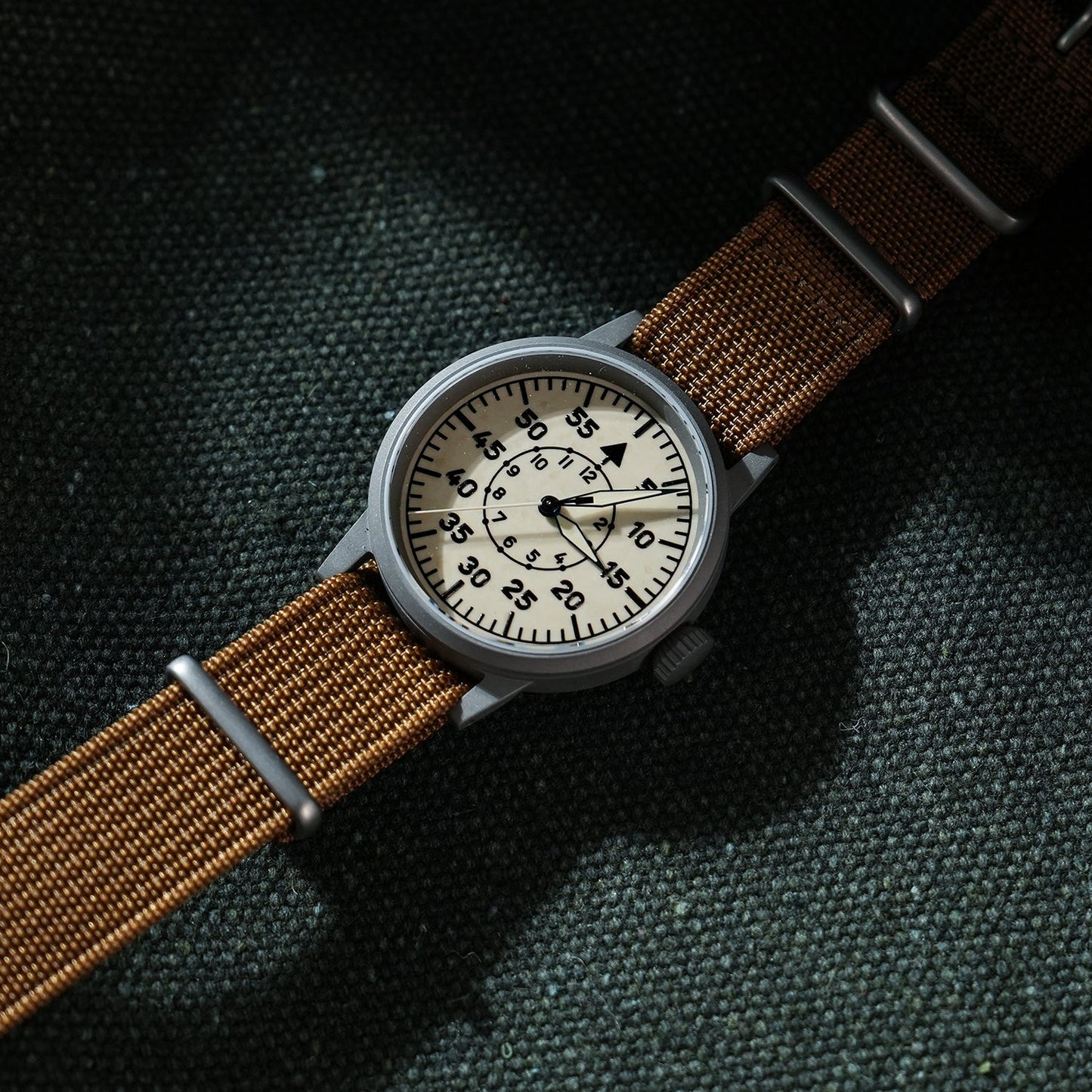 Militado 37mm Sapphire Crystal Retro Flieger Pilot Watch Ml10 V2