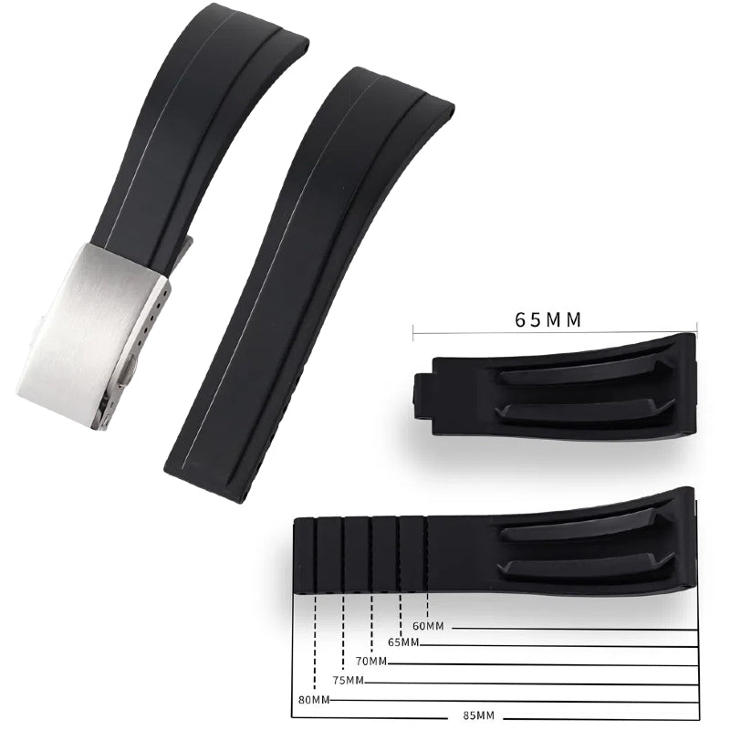 Cut-to-Size TPU Rubber Watch Strap