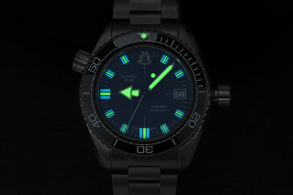 Tactical Frog Titanium SUB300 Vintage Diver Watch H36