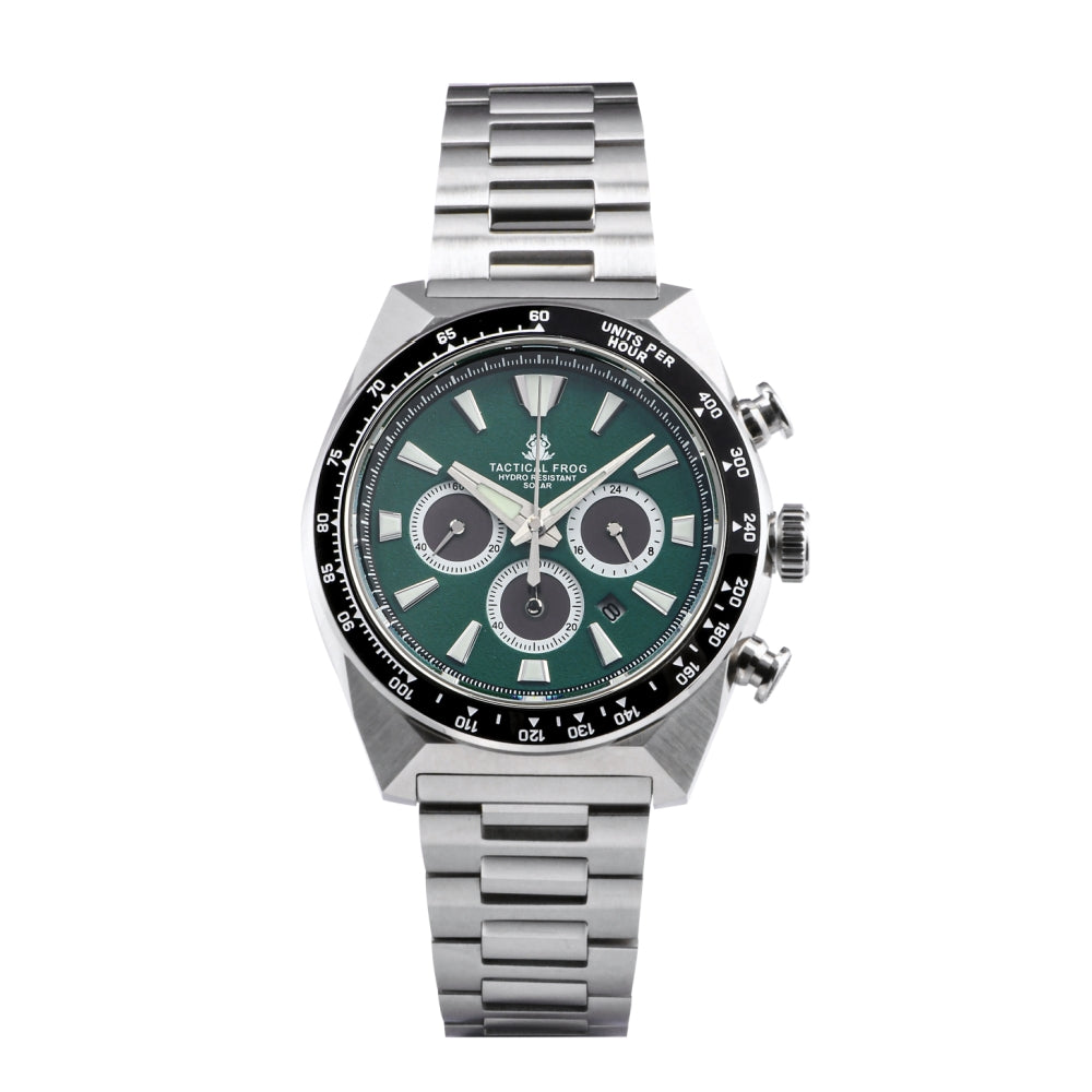 Tactical Frog Solar Chronograph Watch 43mm | Sapphire & Ceramic