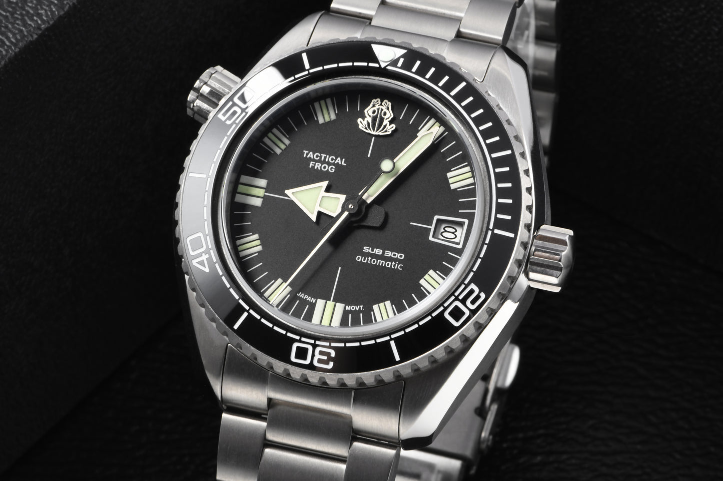 Tactical Frog Titanium SUB300 Vintage Diver Watch H36