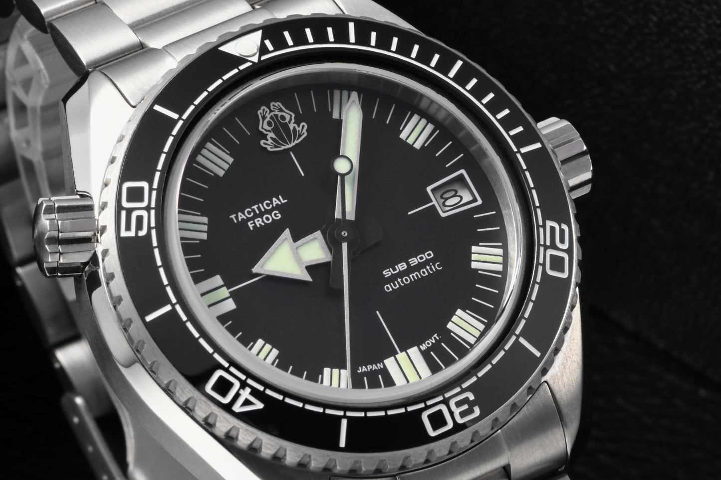 Tactical Frog Titanium SUB300 Vintage Diver Watch H36