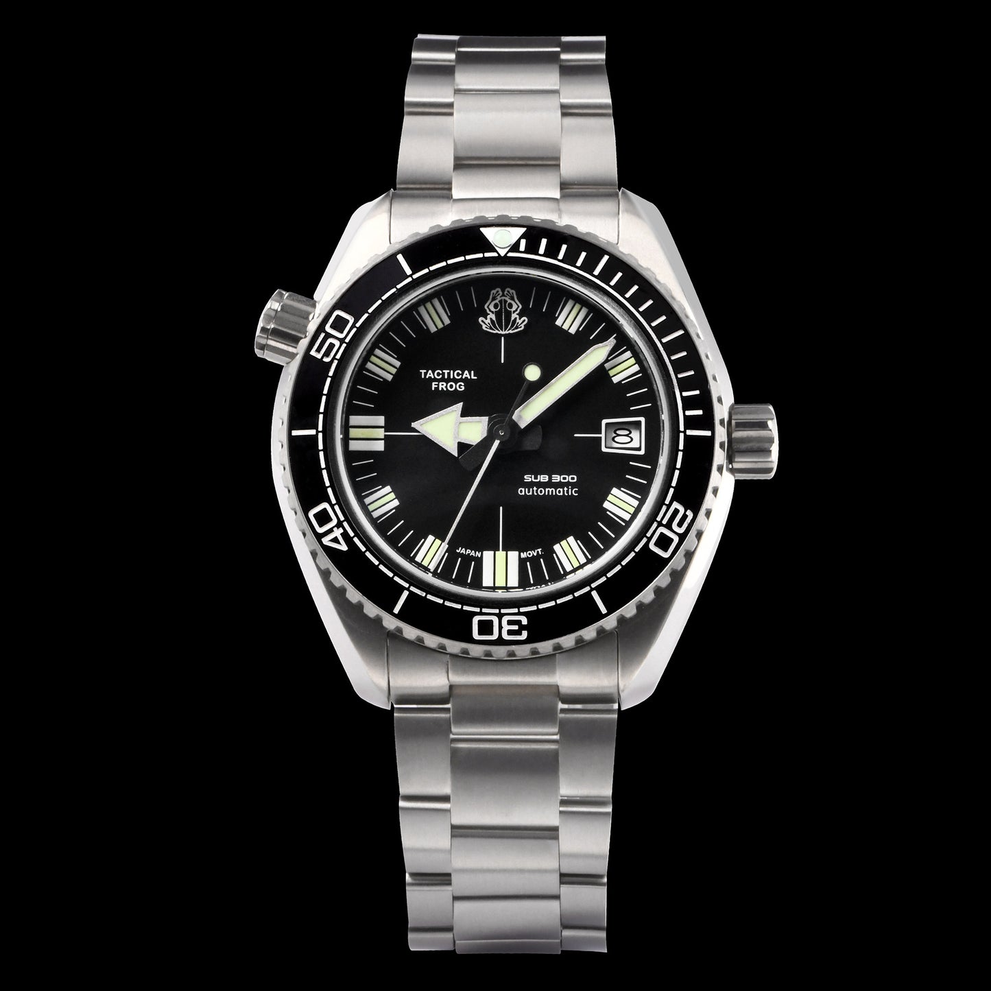 Tactical Frog Titanium SUB300 Vintage Diver Watch H36