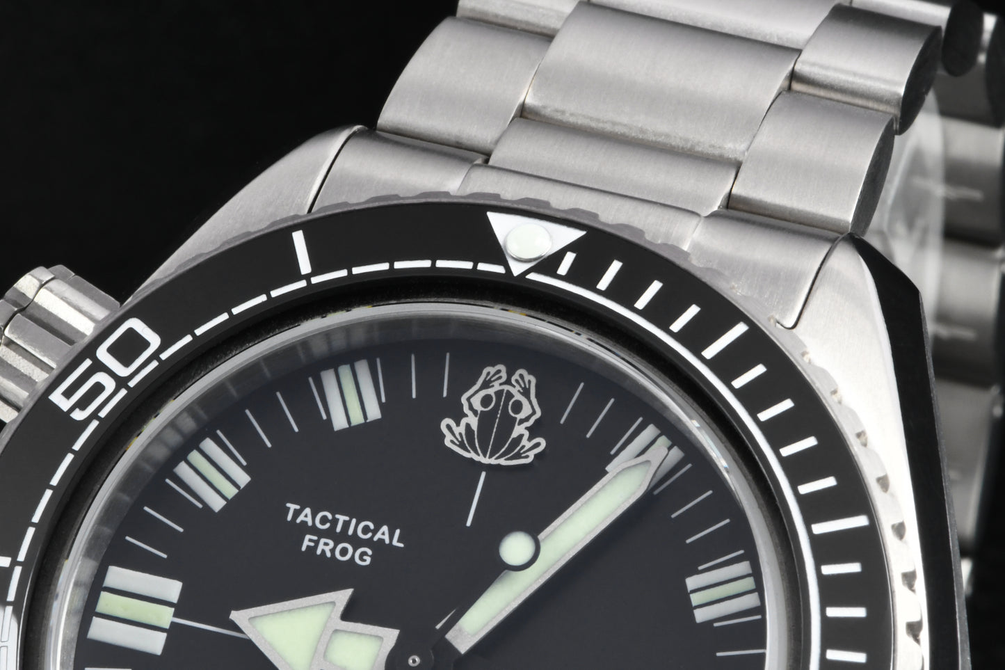 Tactical Frog Titanium SUB300 Vintage Diver Watch H36