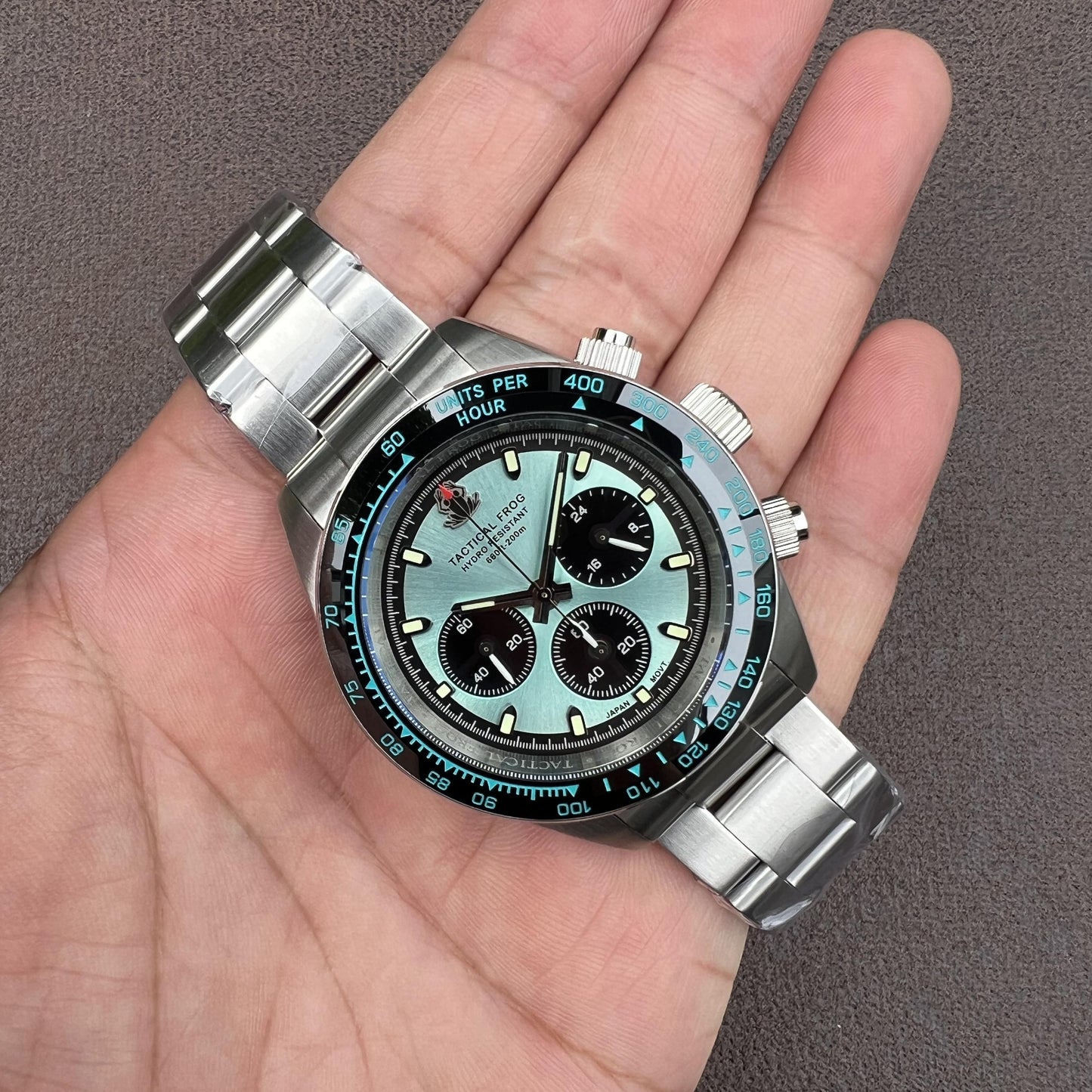 UK Warehouse ▪ Tactical Frog VS75 Solar Chronograph Watch V2 without Calendar