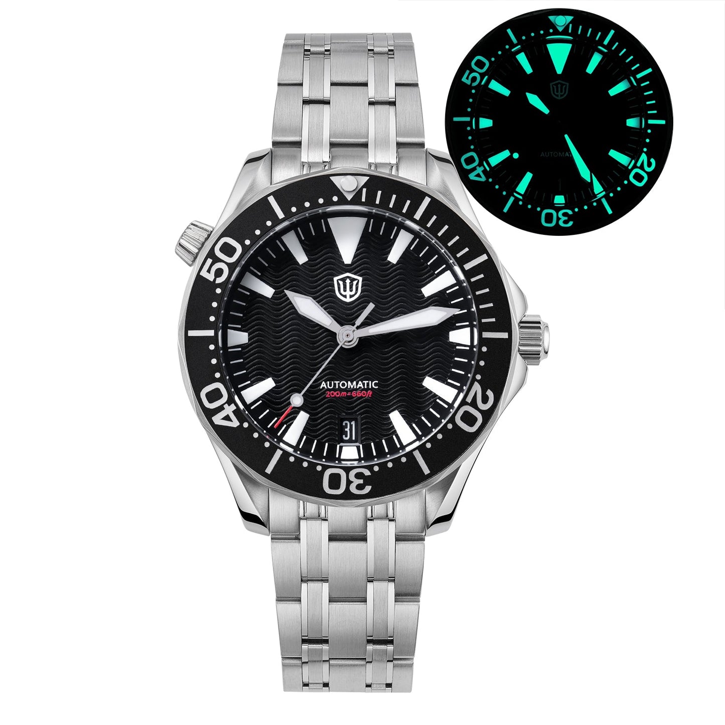 🔥WeeklyDeals🔥Watchdives WD007ST 39mm NTTD Dive Watch