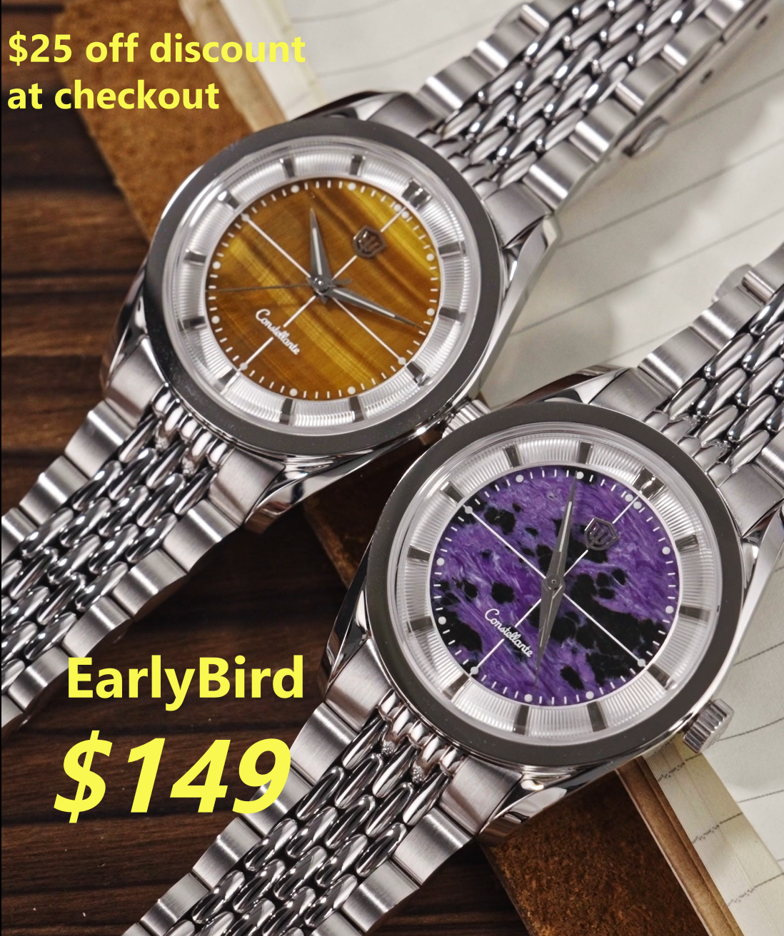 🔥EarlyBird🔥Watchdives WD1954 Arctic Classic 36mm VH31 Watch