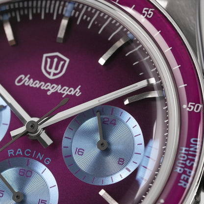 ⚡EarlyBird⚡Watchdives WD6263 Vintage Racing Chronograph Watch