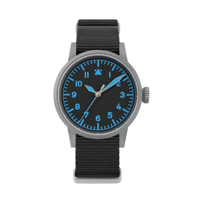 Militado 37mm Sapphire Crystal Retro Flieger Pilot Watch Ml10 V2