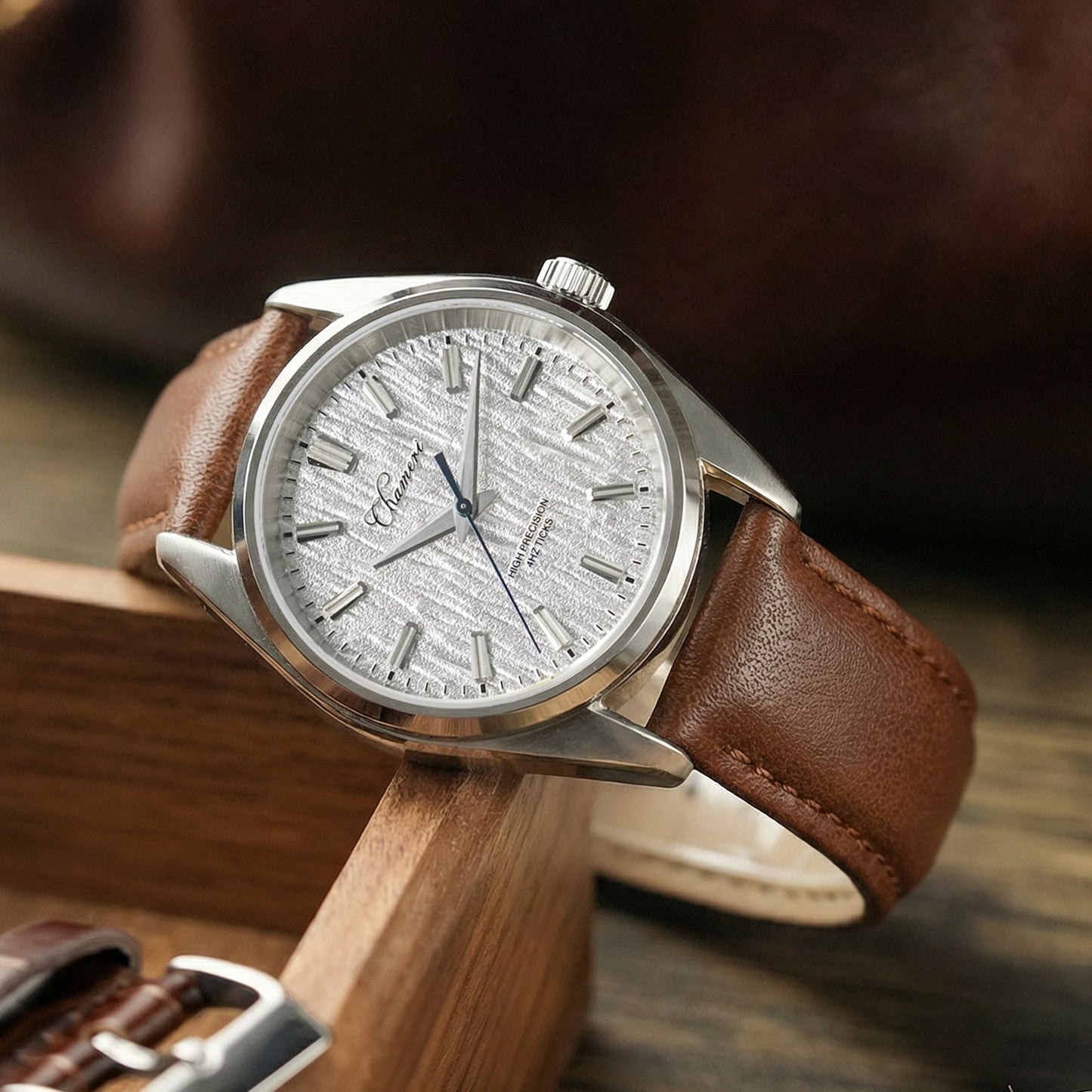 🔥SuperDeals🔥Chameri 40mm VH31 Quartz Sweep Second Watch GS05