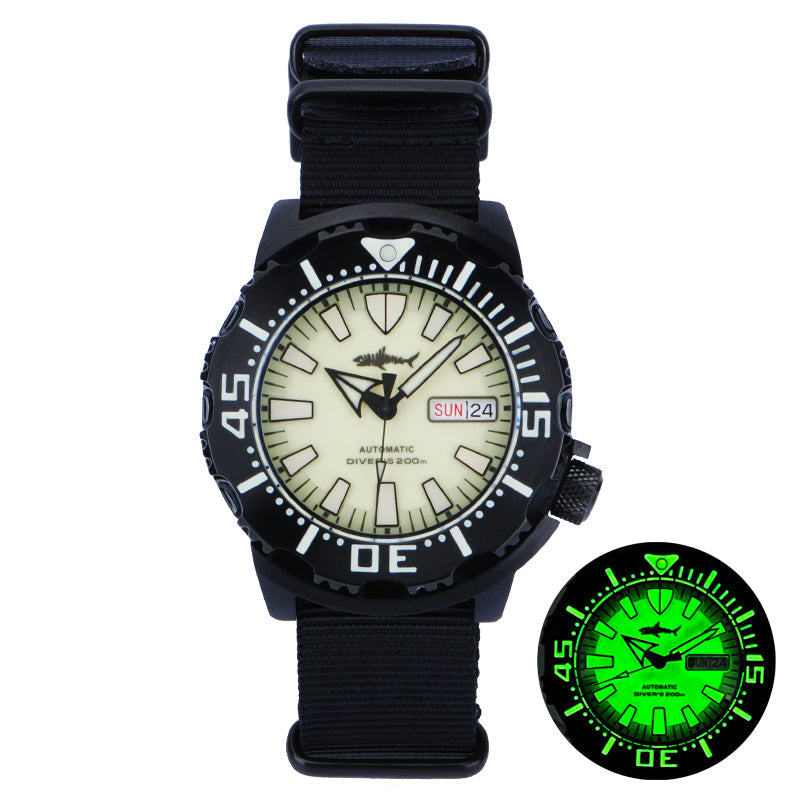 Heimdallr Sharkey PVD Ocean Monster Dive Watch