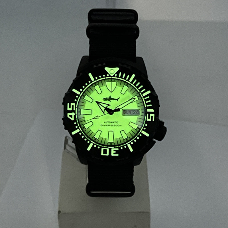 Heimdallr Sharkey PVD Ocean Monster Dive Watch