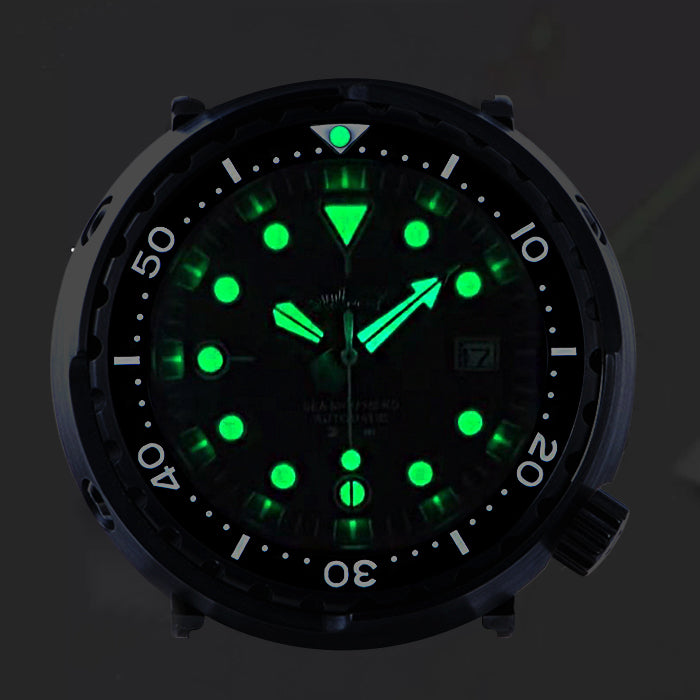 Heimdallr Black PVD Tuna Can Watch