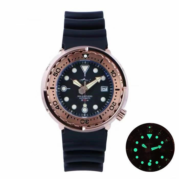 Heimdallr PVD Rose Gold TUNA Dive Watch