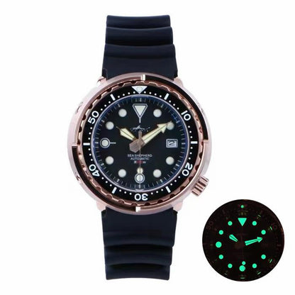 Heimdallr PVD Rose Gold TUNA Dive Watch