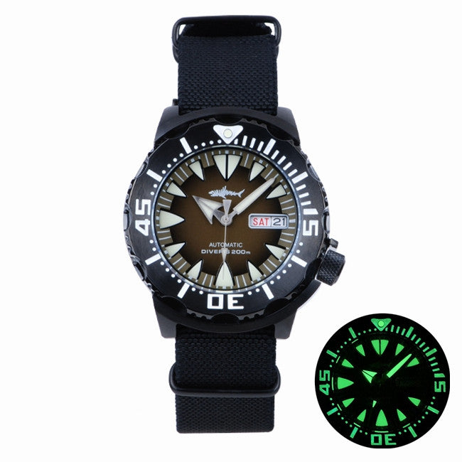 Heimdallr Sharkey PVD Ocean Monster Dive Watch