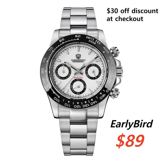 Watchdives WD16500 38mm VK63 Chronograph Watch V2