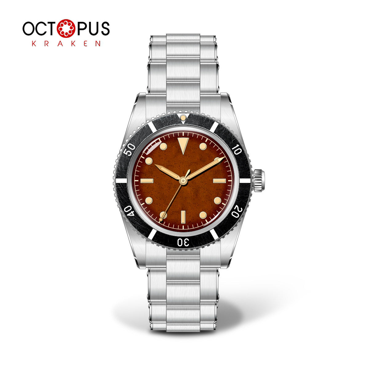 Octopus Kraken OCT-0029 tropical brown dial no logo vintage edition