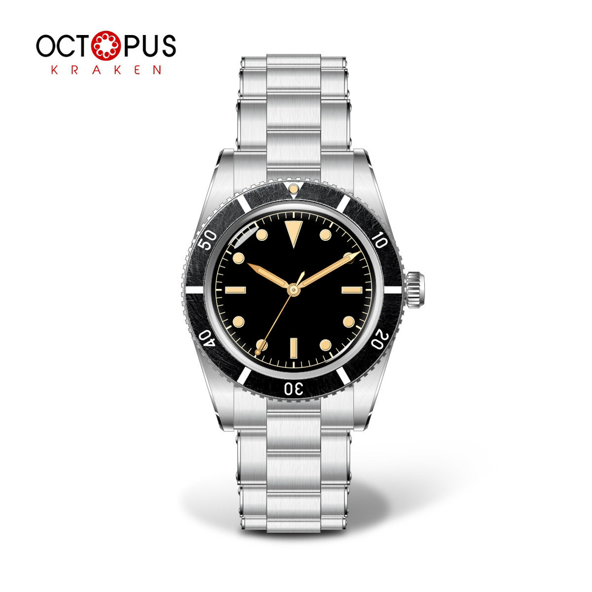 Octopus Kraken OCT-0028 37mm Vintage Skin Diver Watch | PT5000
