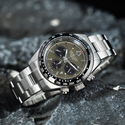 Tactical Frog Solar Chronograph  VS75B Green Dial
