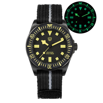 Watchdives 38mm EXD Titanium Diver Watch