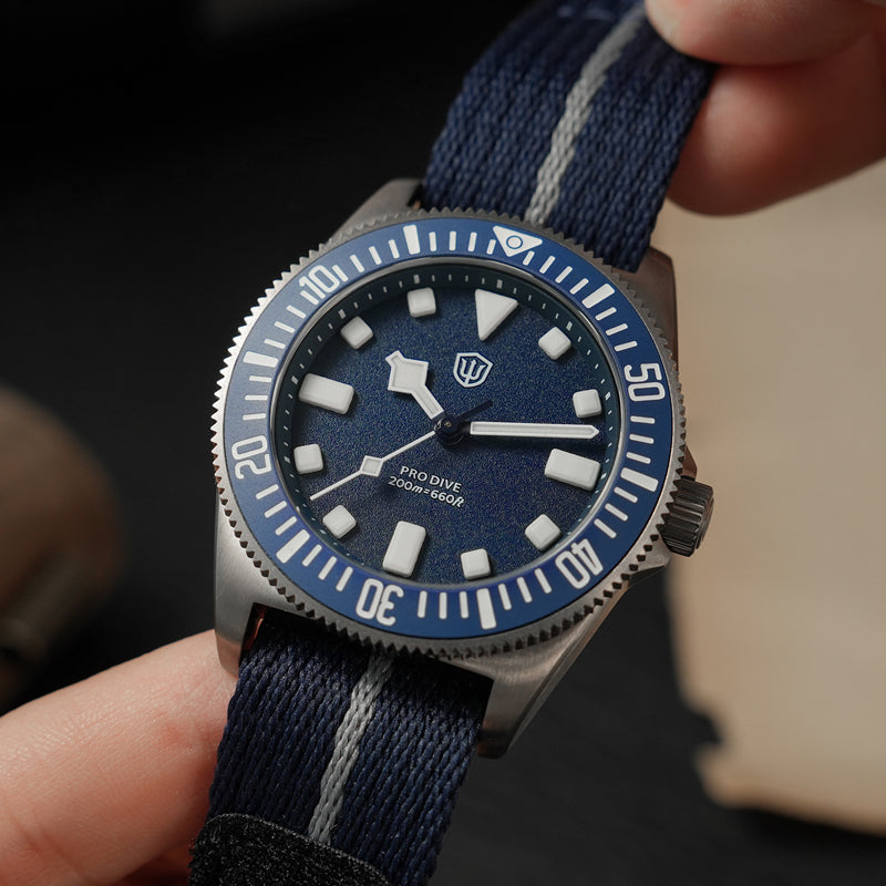 Watchdives 38mm EXD Titanium Diver Watch