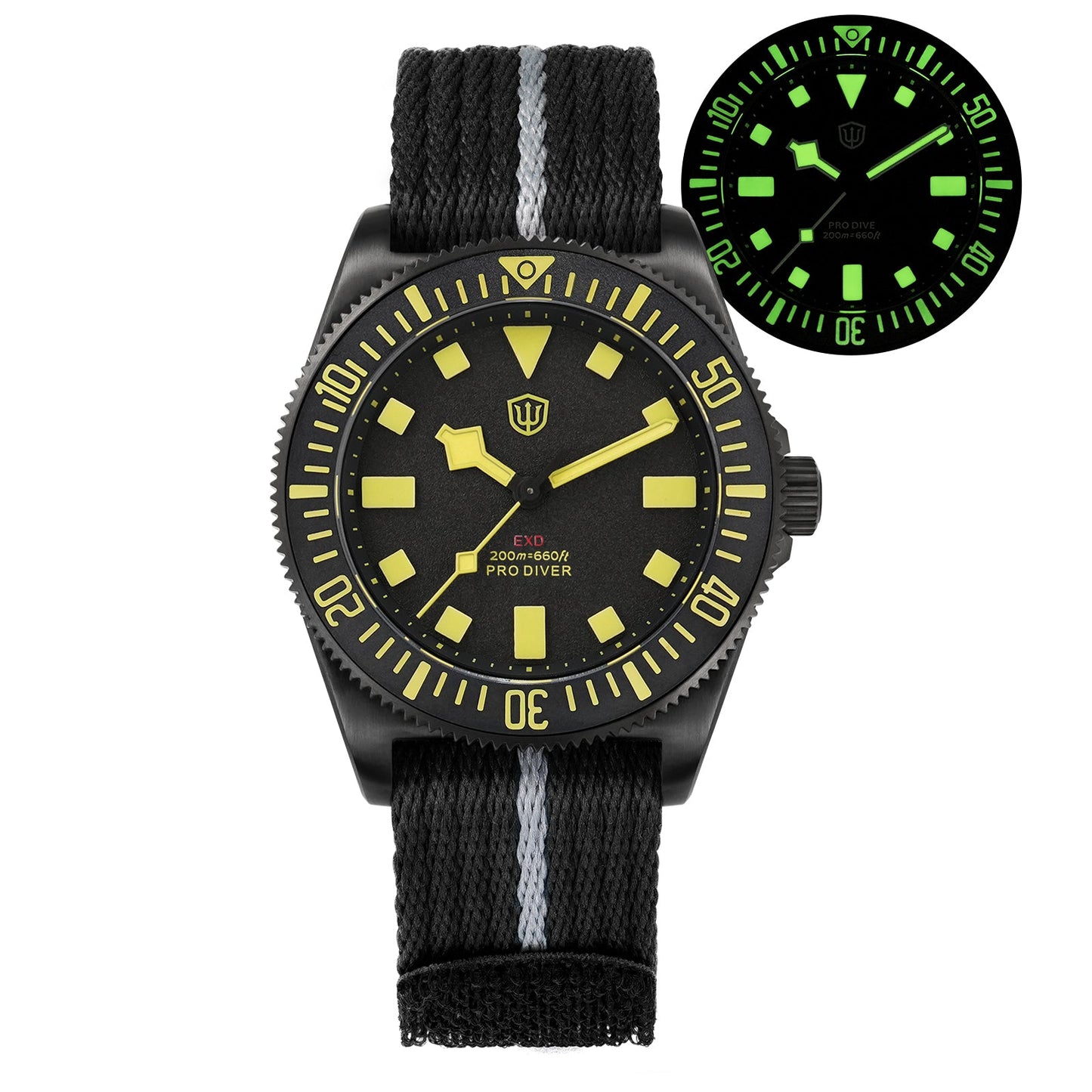 Watchdives 40mm EXD Titanium Diver Watch