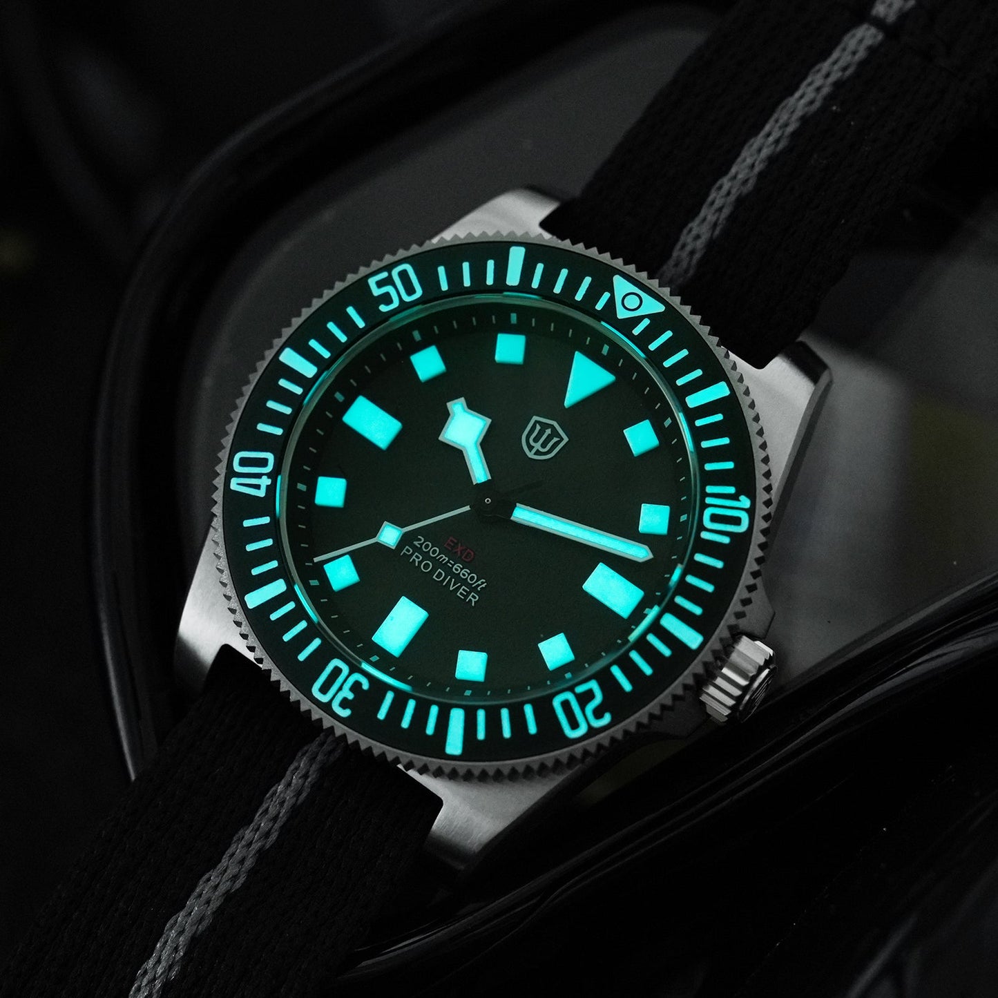 Watchdives 40mm EXD Titanium Diver Watch