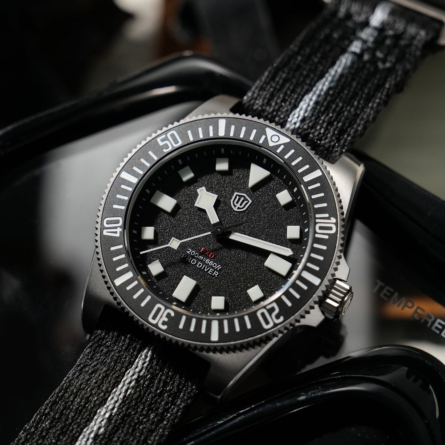 Watchdives 40mm EXD Titanium Diver Watch
