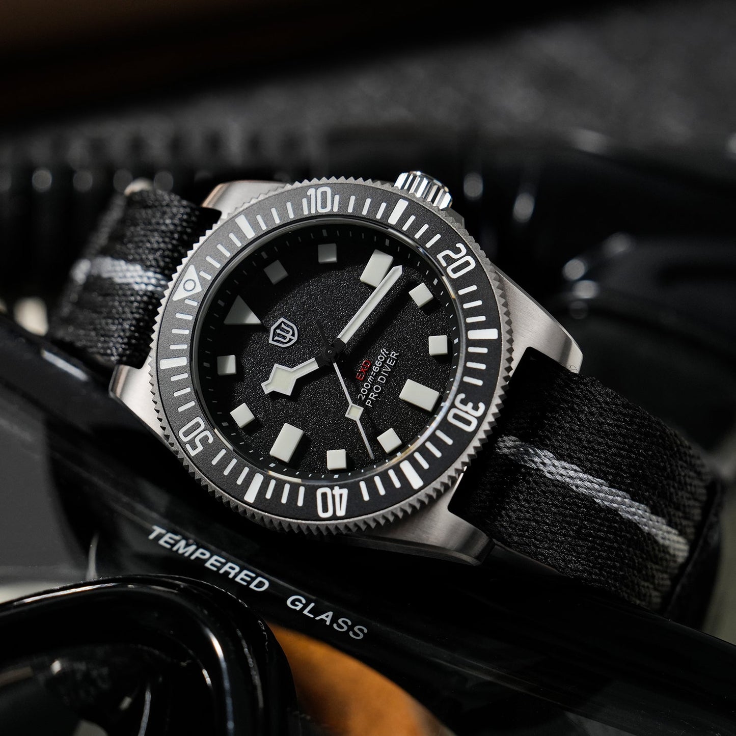 Watchdives 40mm EXD Titanium Diver Watch