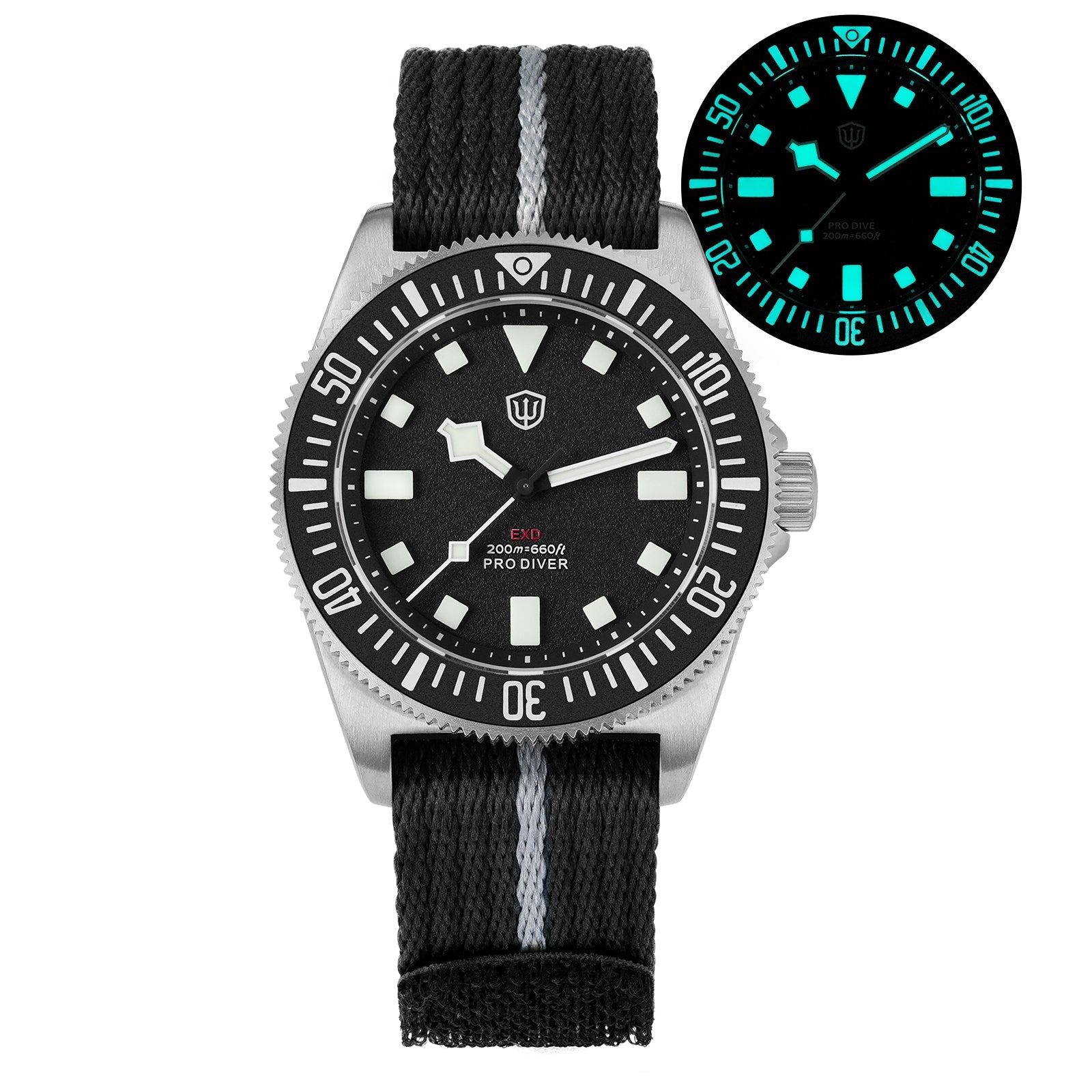 🔥WeeklyDeals🔥Watchdives 40mm EXD Titanium Diver Watch
