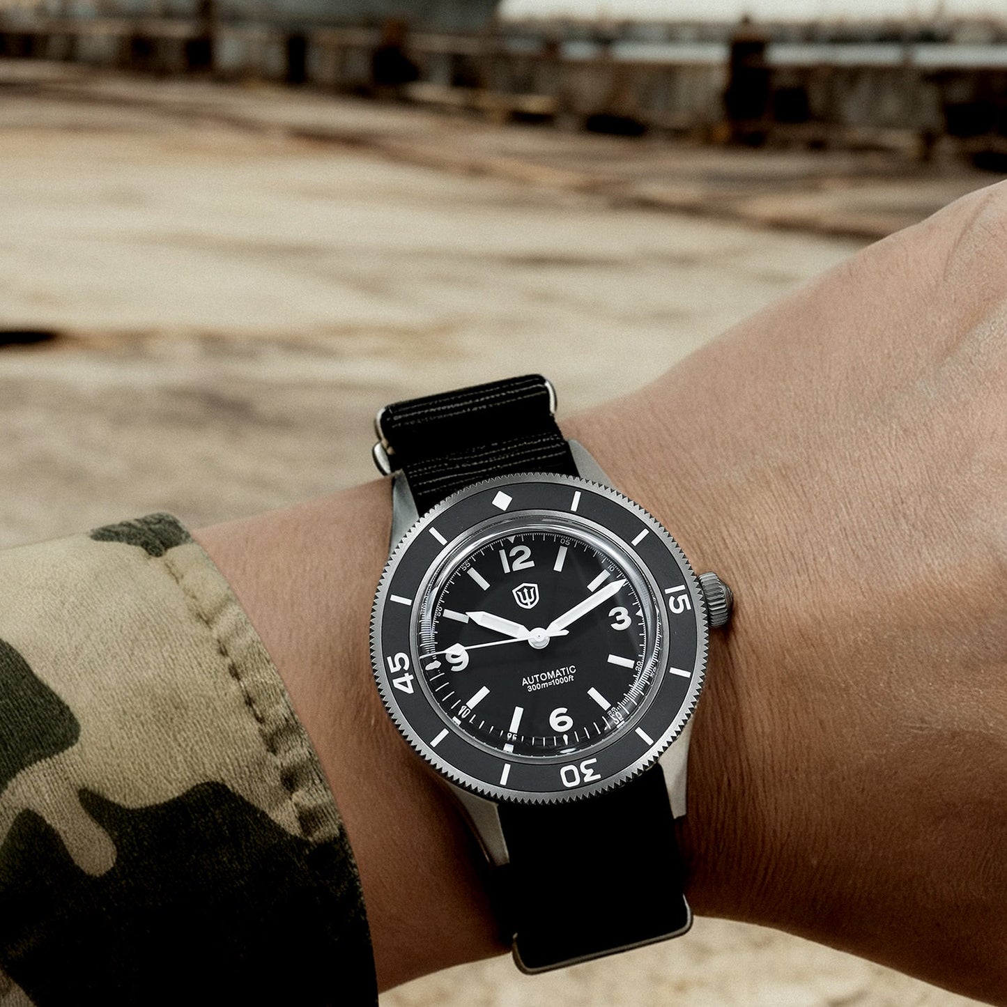 Watchdives WD50Ti Titanium 50-Fathoms NH35 Dive Watch